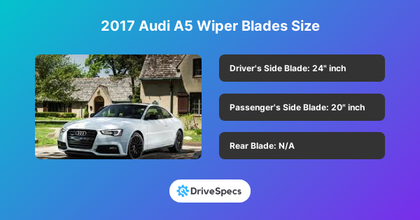 2017 Audi A5 Wiper Blades Size