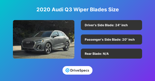 2020 Audi Q3 Wiper Blades Size