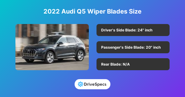 2022 Audi Q5 Wiper Blades Size