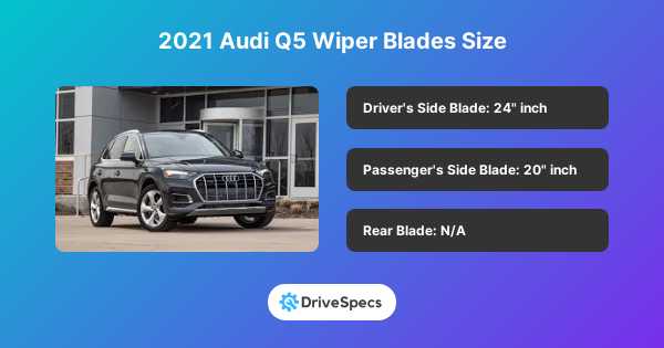 2021 Audi Q5 Wiper Blades Size