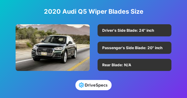 2020 Audi Q5 Wiper Blades Size