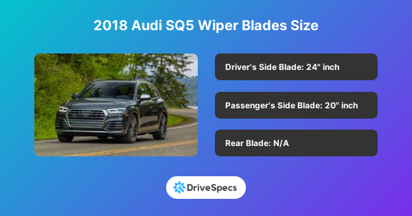 2018 Audi SQ5 Wiper Blades Size