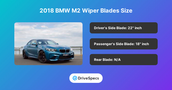 2018 BMW M2 Wiper Blades Size