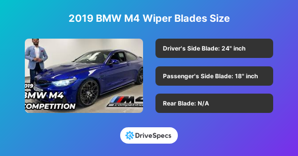 2019 BMW M4 Wiper Blades Size