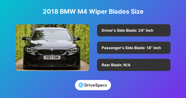 2018 BMW M4 Wiper Blades Size