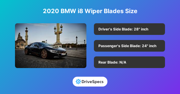 2020 BMW i8 Wiper Blades Size