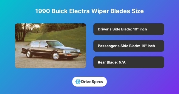 1990 Buick Electra Wiper Blades Size