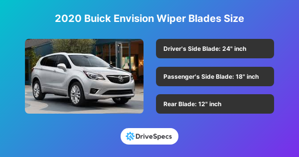 2020 Buick Envision Wiper Blades Size