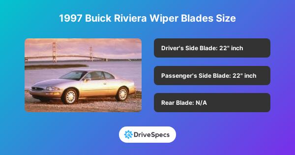 1997 Buick Riviera Wiper Blades Size